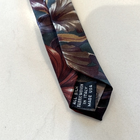 Christian Dior Floral Italian Silk Necktie - Picture 5 of 5